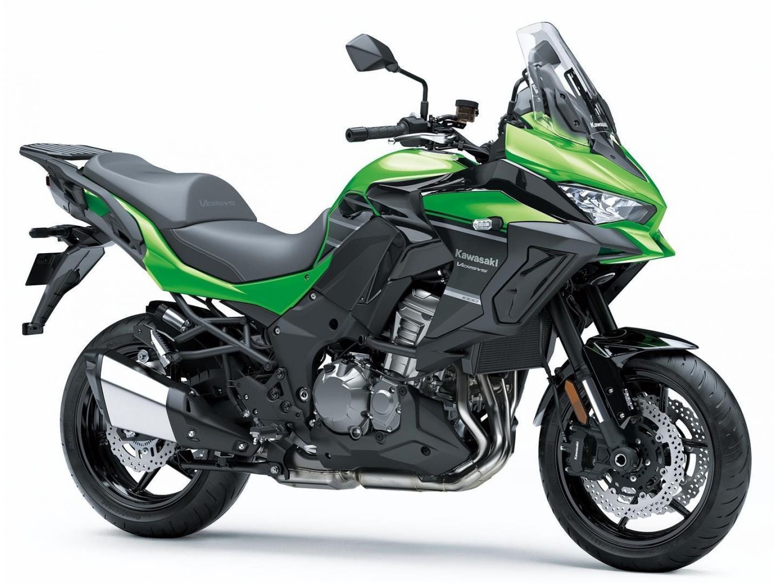 Мотоцикл KAWASAKI VERSYS 1000 - Candy Lime green / Metallic Spark Black '2022